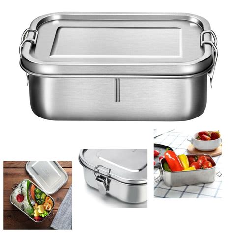 stainless steel bento box large